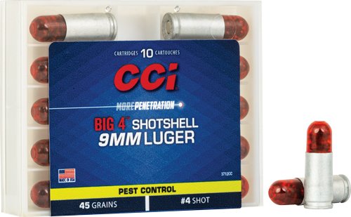 A3712CC_1.jpg CCI SHOTSHELL 9MM LUGER 53GR - #4 SHOT 10RD 20BX/CS