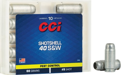 A3740.jpg CCI SHOTSHELL 40 SW 88GR - #9 SHOT 10RD 20BX/CS