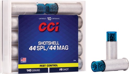 CCI SHOTSHELL 44 MAG 140GR - #9 SHOT 10RD 20BX/CS