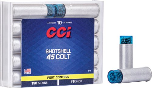 A3746.jpg CCI SHOTSHELL 45 LC 150GR - #9 SHOT 10RD 20BX/CS