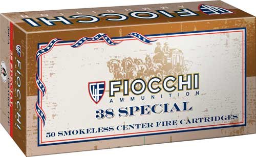 A38CA.jpg FIOCCHI 38 SPECIAL 158GR - LEAD-FP 50RD 10BX/CS