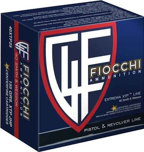 A40XTP25.jpg FIOCCHI 40 SW 155GR XTP-HP - 25RD 20BX/CS
