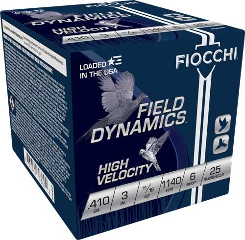 A410HV6.jpg FIOCCHI HIGH VELOCITY 410 3" - 11/16OZ #6 25RD 10BX/CS