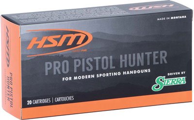 A500SW9N.jpg HSM PRO PISTOL 500 SW MAG - 400GR JSP 20RD 25BX/CS