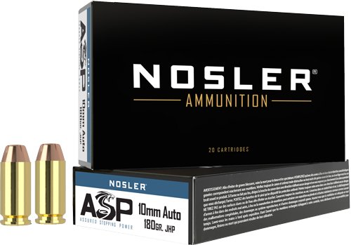 NOSLER 10MM 180GR ASP JHP - 20RD 10BX/CS