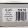 A710U_PKG.jpg UNDERWOOD 45 LC 225GR - SOFT CAST HP 20RD 10BX/CS