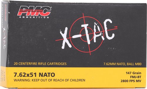 A762X_1.jpg PMC 7.62x51 (7.62 NATO) 147GR - FMJ-BT 20RD 25BX/CS