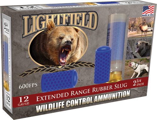 LIGHTFIELD 12GA 2.75" X-RANGE - RUBBER SLUG 5RD 10BX/CS
