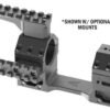 AUDERE SCOPE MOUNT ADVERSUS - 30MM HIGH BLACK