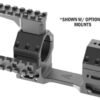 AUDERE SCOPE MOUNT ADVERSUS - 34MM HIGH BLACK
