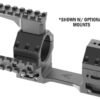AUDERE SCOPE MOUNT ADVERSUS - 34MM HIGH 20MOA BLACK