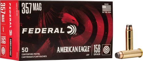 AE357A FEDERAL AE 357 MAG 158GR JSP - 50RD 20BX/CS