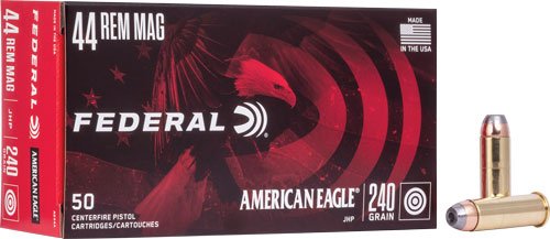 AE44A FEDERAL AE 44 REM MAG 240GR - JHP 50RD 20BX/CS