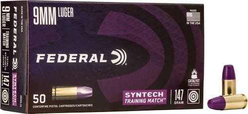 AE9SJ3_1.jpg FEDERAL AE 9MM LUGER 147GR TSJ - TRAINING MATCH 50RD 10BX/CS