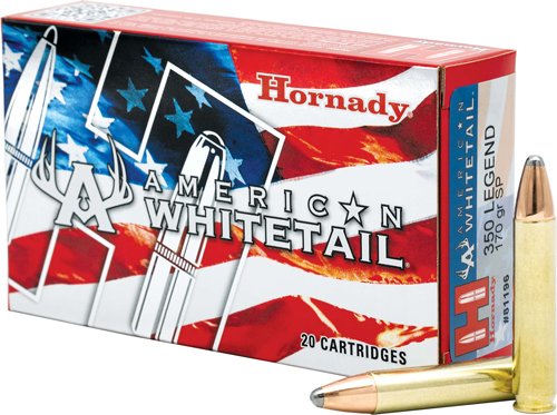 AHDY81196.jpg HORNADY WHITETAIL 350 LEGEND - 170GR INTERLOCK 20RD 10BX/CS