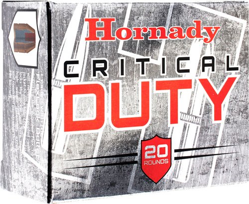 AHDY90926_1.jpg HORNADY CRITICAL DUTY 45 ACP+P - 220GR FLEXLOCK 20RD 10BX/CS