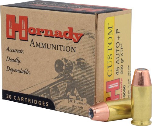 AHDY9096_1.jpg HORNADY 45 ACP +P 230GR XTP - 20RD 10BX/CS