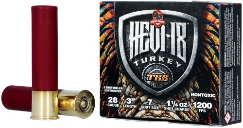 HEVI-SHOT HEAVY 18 TSS 28GA - 3" 1-1/4OZ #7 5RD 10BX/CS