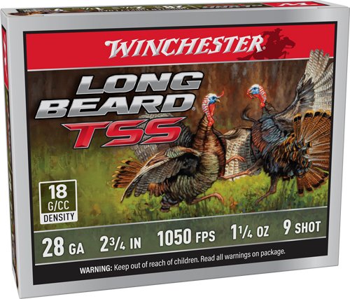 ALBTSS289.jpg WINCHESTER LONG BEARD TSS 28GA - 2.75" 1-1/4OZ #9 5RD 10BX/CS