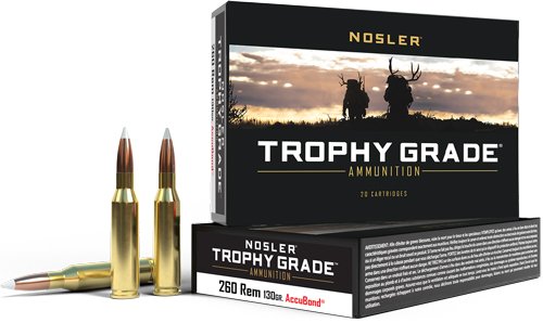 AN60024.jpg NOSLER TROPHY GRADE 260 REM - 130GR ACCUBOND 20RD 10BX/CS
