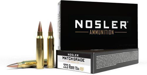 AN60130.jpg NOSLER MATCH GRADE 223 REM - 70GR RDF HPBT 20RD 20BX/CS