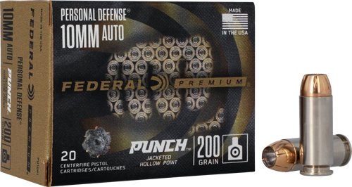APD10P1.jpg FEDERAL PUNCH 10MM 200GR JHP - 20RD 10BX/CS