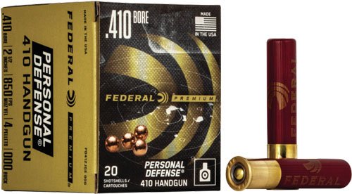 APD412JGE000.jpg FEDERAL PREMIUM 410 2.5" 000 - BUCK 4 PELLETS 20RD 10BX/CS