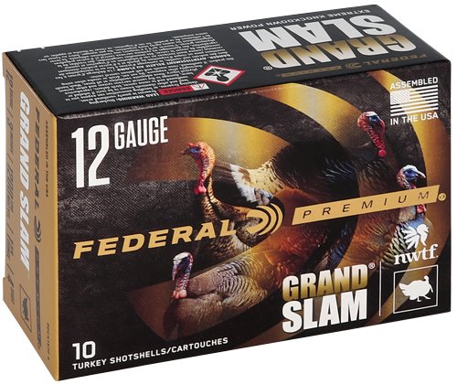 FEDERAL GRAND SLAM 12GA - 3" 1-3/4OZ #4 10RD 5 BX/CS