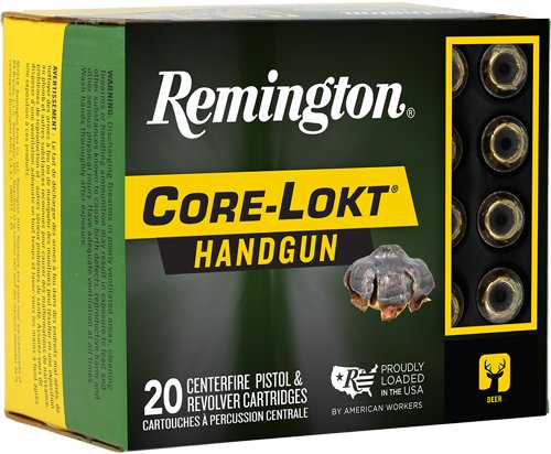 REMINGTON 44 REM MAG 240GR - CORE-LOKT JHP 20RD 10BX/CS