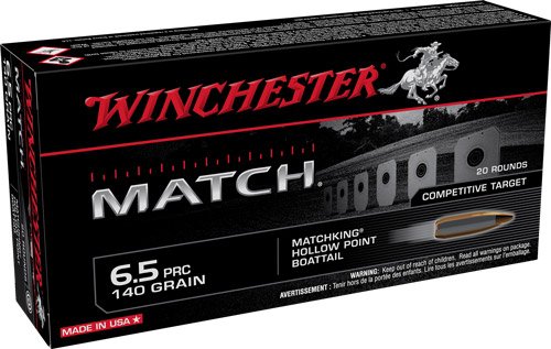 AS65PM_1.jpg WINCHESTER MATCH 6.5 PRC - 140GR BTHP 20RD 10BX/CS
