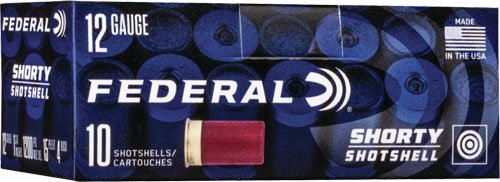 ASH1294B.jpg FEDERAL SHORTY SHOTSHELL 12GA - 1.75" 15/16OZ 4BK 10RD 10BX/C