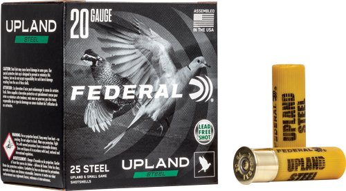 AUSH206.jpg FEDERAL UPLAND 20GA 2.75" - 3/4OZ #6 1500FPS 25RD 10BX/CS