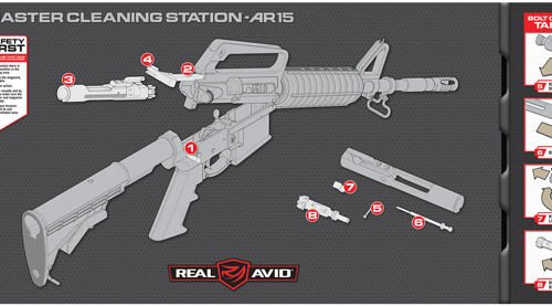 REAL AVID MASTER CLEANING STAT - AR-15 CLEANING KIT & MAT