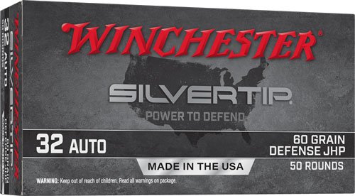 AW32AST.jpg WINCHESTER SILVERTIP 32 ACP - 60GR HP 50RD 10BX/CS