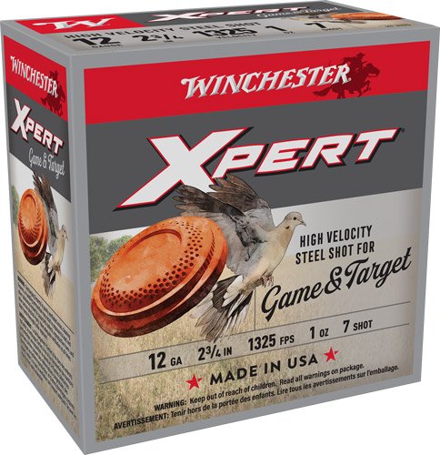 AWE12GT7_2.jpg WINCHESTER XPERT STEEL 12GA - 2.75" 1OZ #7 25RD 10BX/CS