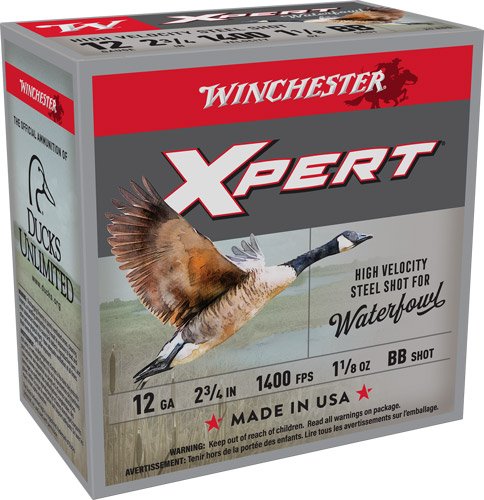 WINCHESTER XPERT 12GA 2.75" - 1-1/8OZ #BB 1400FPS 25RD 10B/C