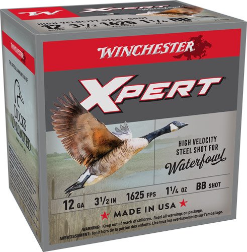 AWEX12LMBB.jpg WINCHESTER XPERT STEEL 12GA - 3.5" 1-1/40Z #BB 25RD 10BX/CS