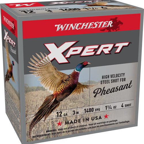 AWEXP123H4.jpg WINCHESTER XPERT STEEL 12GA - 3" 1-1/4OZ #4 25RD 10BX/CS