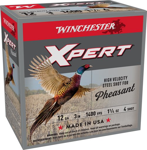 AWEXP123H4.jpg WINCHESTER XPERT STEEL 12GA - 3" 1-1/4OZ #4 25RD 10BX/CS