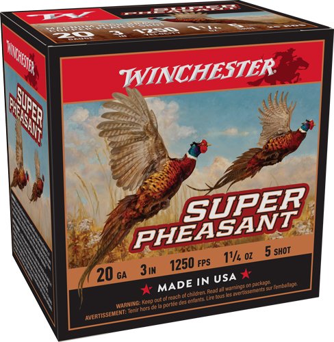 AX203PH5.jpg WINCHESTER SUPER PHEASANT 20GA - 1-1/4OZ #5 1250FPS 25RD 10BX/C