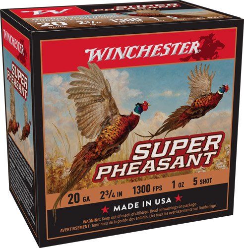 AX20PH5_2.jpg WINCHESTER SUPER PHEASANT 20GA - 1OZ #5 1300FPS 25RD 10BX/CS
