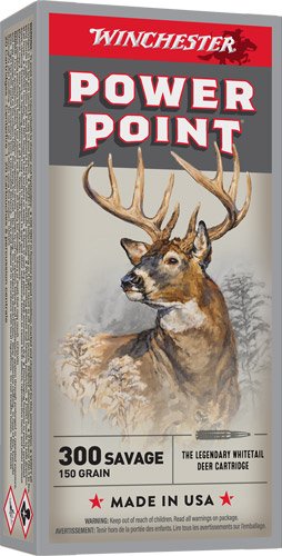 WINCHESTER SUPER-X 300 SAVAGE - 150GR POWER POINT 20RD 10BX/CS
