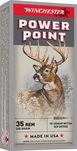WINCHESTER SUPER-X 35 REM - 200GR POWER POINT 20RD 10BX/CS