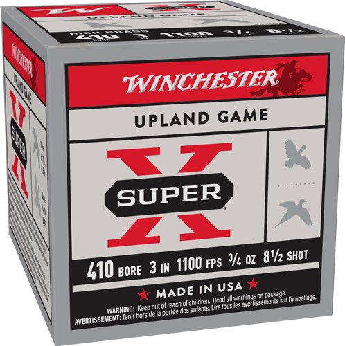 AX413H85_2.jpg WINCHESTER SUPER-X 410 3" - 3/4OZ #8.5 25RD 10BX/CS