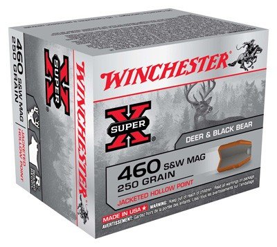 WINCHESTER SUPER-X 460 SW MAG - 250GR JHP 20RD 10BX/CS