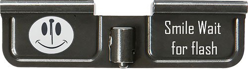 BATTLE ARMS LASER ENGRAVED - DUST COVER SMILE WAIT FR FLASH