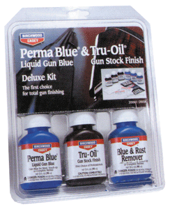 B/C DELUXE PERMA BLUE/TRU-OIL - COMPLETE FINISHING KIT
