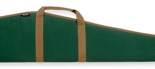 BULLDOG RIFLE CASE 48" GREEN - W/TAN TRIM 5/8" PADDING
