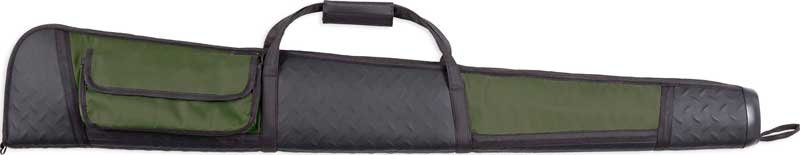 BULLDOG ARMOR SHOTGUN CASE 52" - GREEN W/ BLK EXTRA THICK PAD