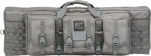BULLDOG 36" SINGLE TACTICAL CS - 3 LARGE ACCESSORY POCKETS GREY